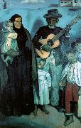 Emile Bernard Spanish Musicians oil painting on canvas